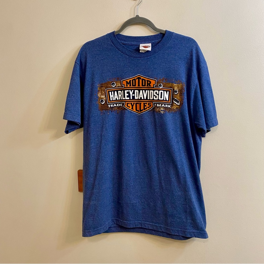 Harley Davidson Al Capone Windy City Chicago IL Graphic Tee Men’s Size Large‎
